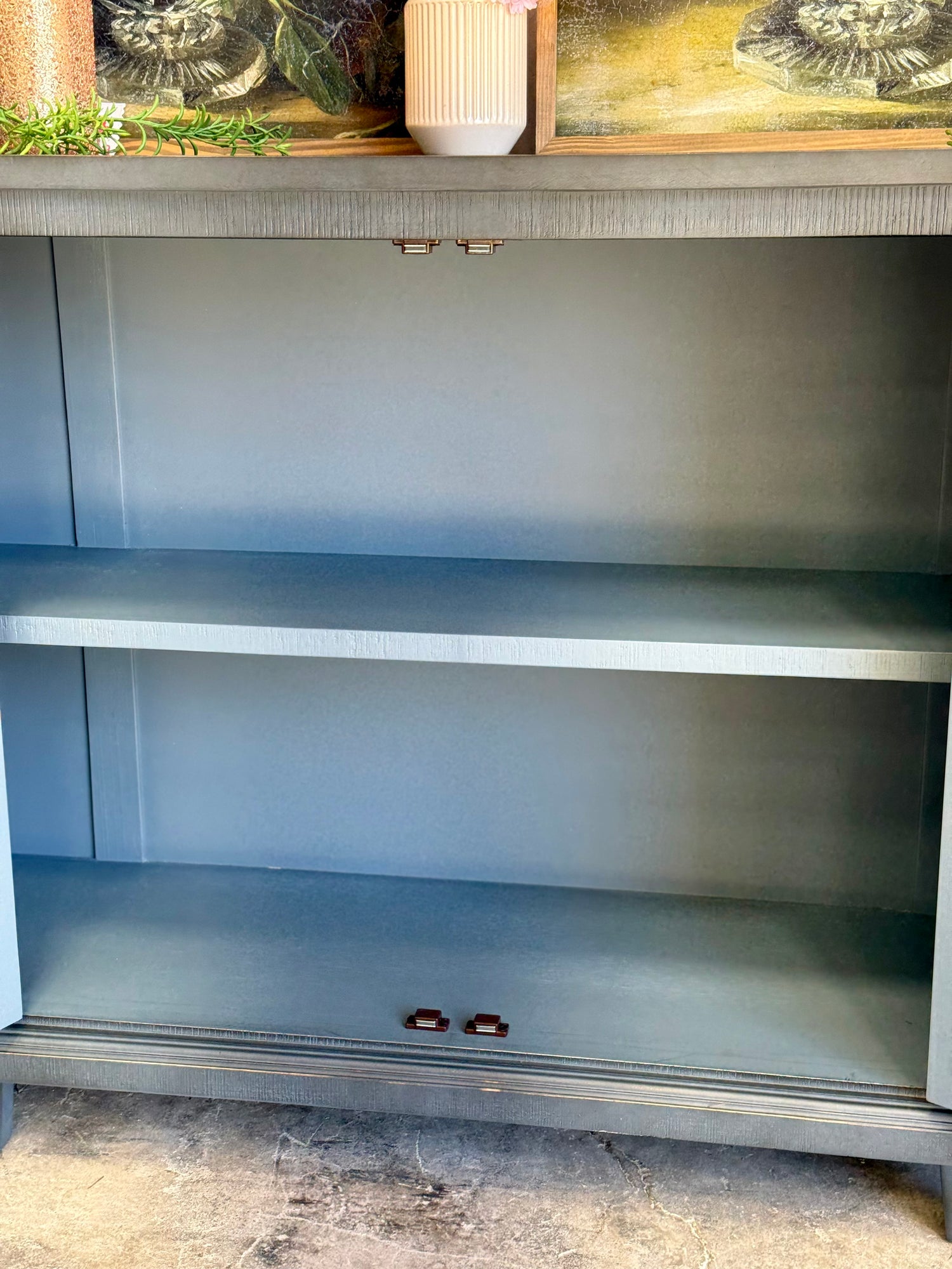 Michelle Console-Blue Haze/Gold