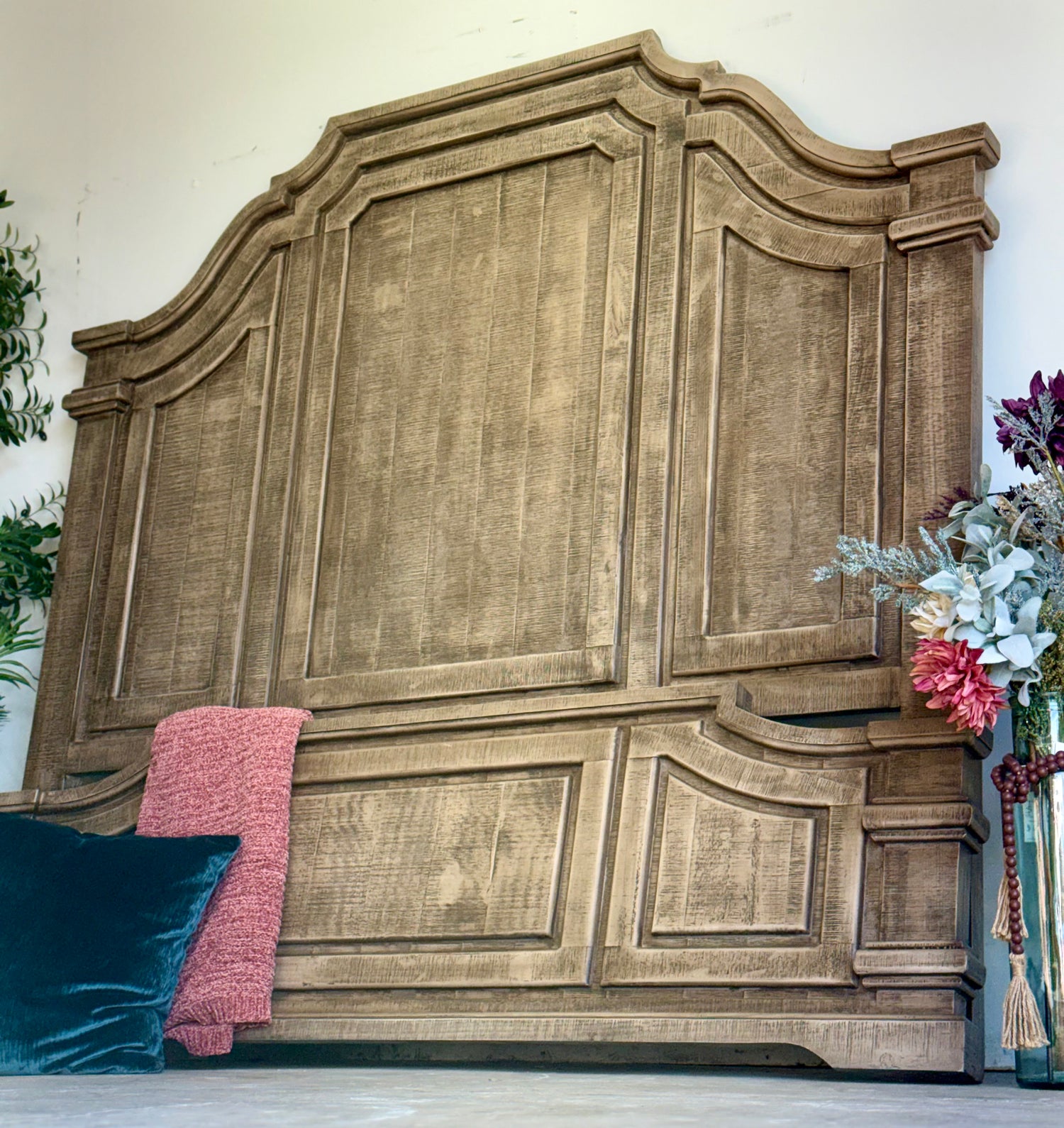 Eden King Bed-Sandstone