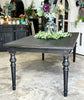 Adeline 7 Foot Dining Table-Handrubbed Black