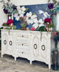 Cora Console-White Wheat/Gold