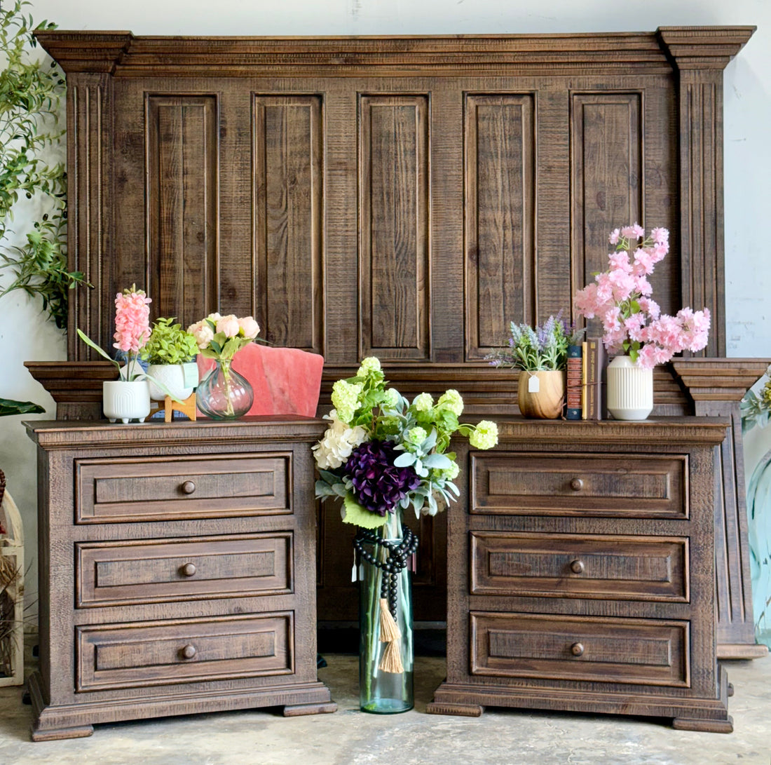 Charlotte 3-Drawer Nightstand-Honeywood™