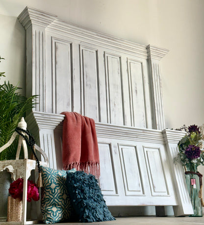 Charlotte Queen Paneled Bed-Whisper White