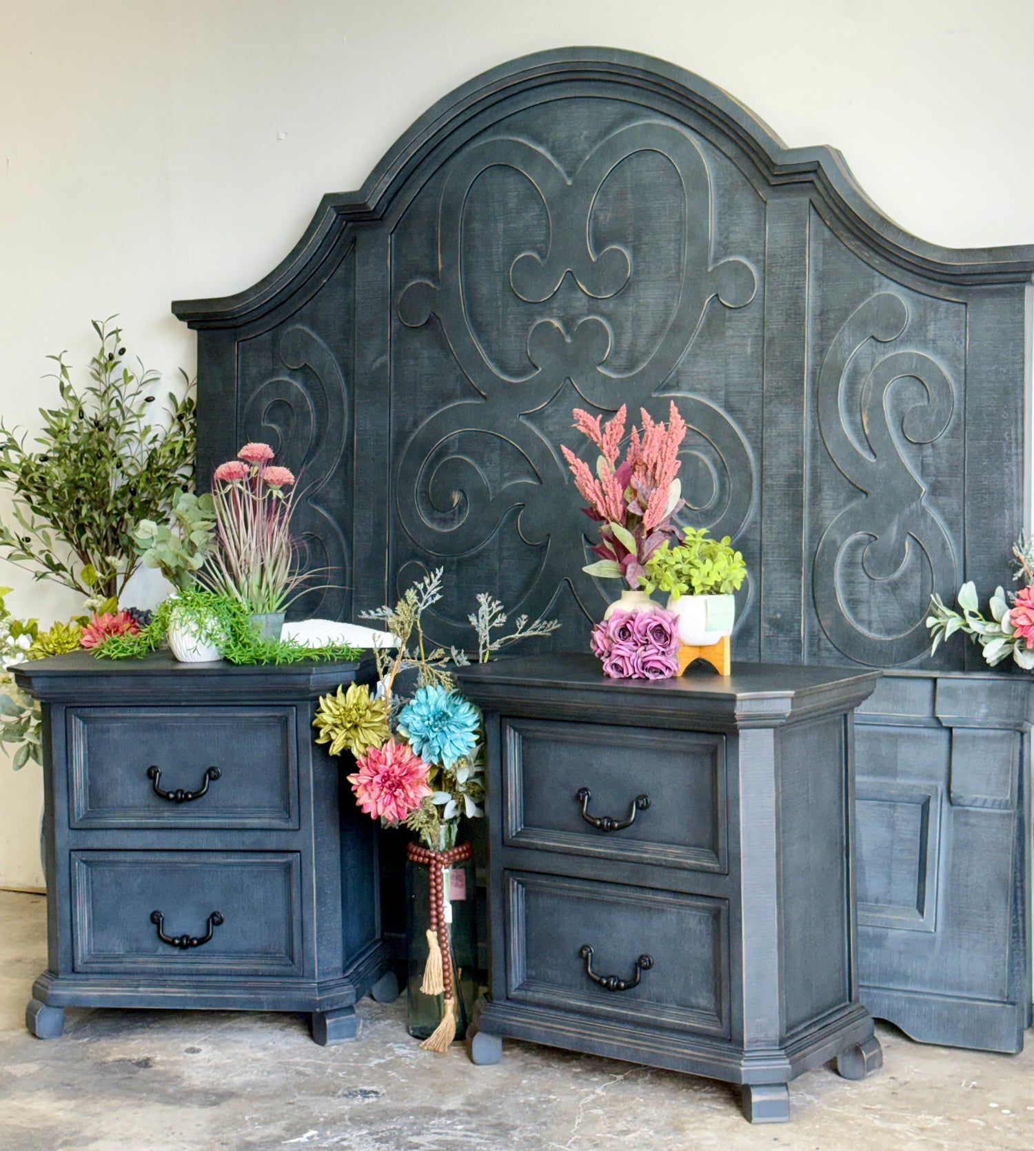 Harper Nightstand- Blue Haze