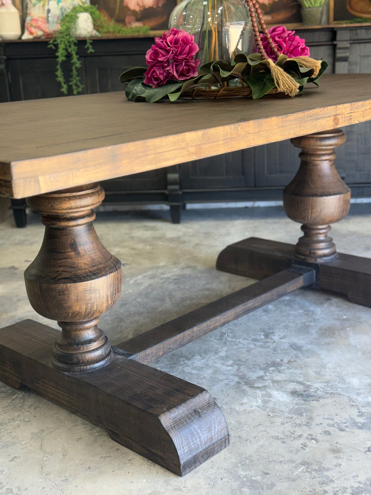 Hannah 7 Foot Dining Table Set With Chairs-Honeywood™