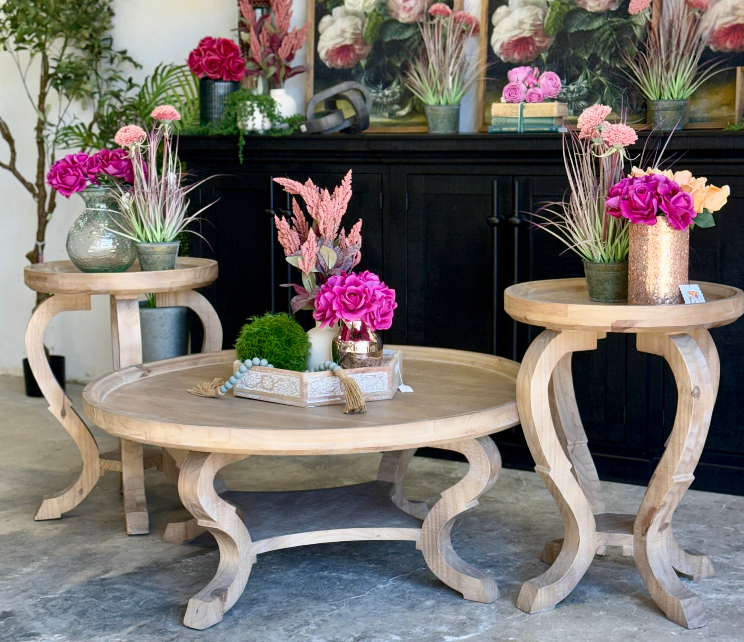 Delaney Round Coffee Table-Soft Drift