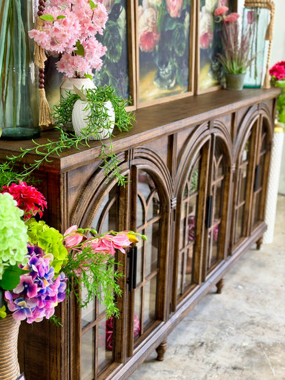 Colette 6 Door Console-Honeywood/Dove