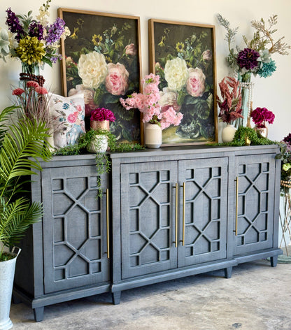 Michelle Console-Blue Haze/Gold