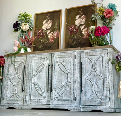 Circle Door Console-Toasted Wheat™/Sandstone