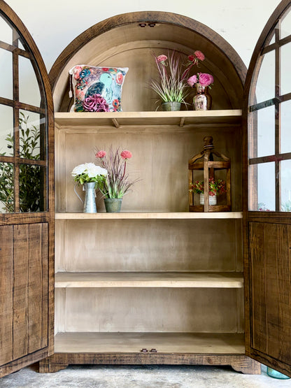 Tiffany Dome Vitrine-Honeywood