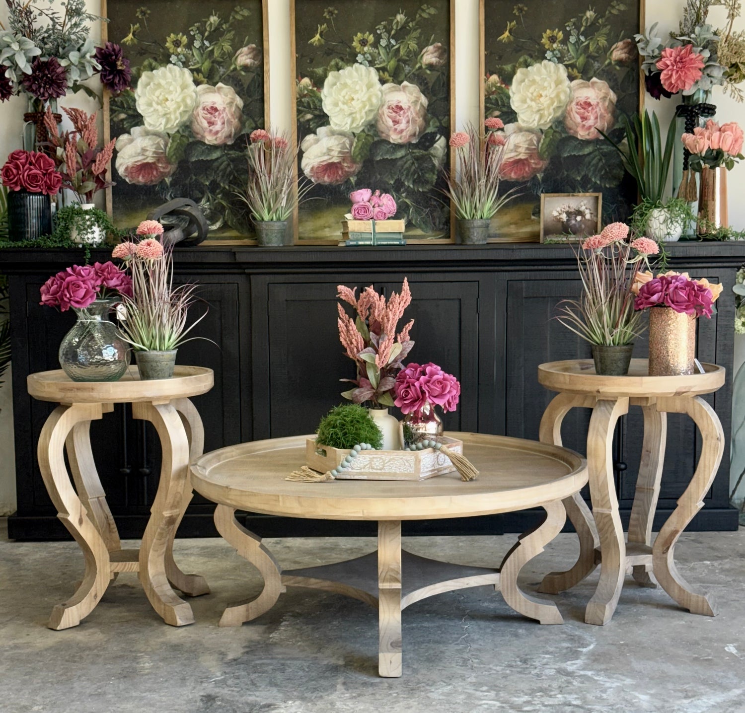 Delaney Round Coffee Table-Soft Drift