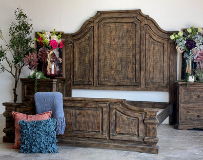 Eden King Bed-Pecan