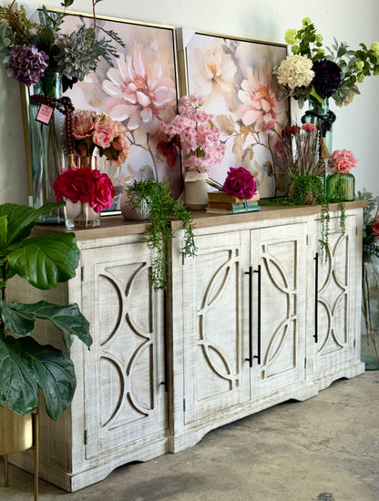 Circle Door Console-Toasted Wheat™/Sandstone