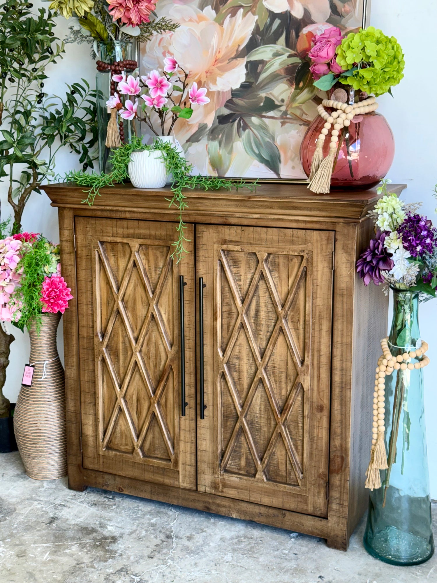 Grace 2 Door Cabinet-Timber