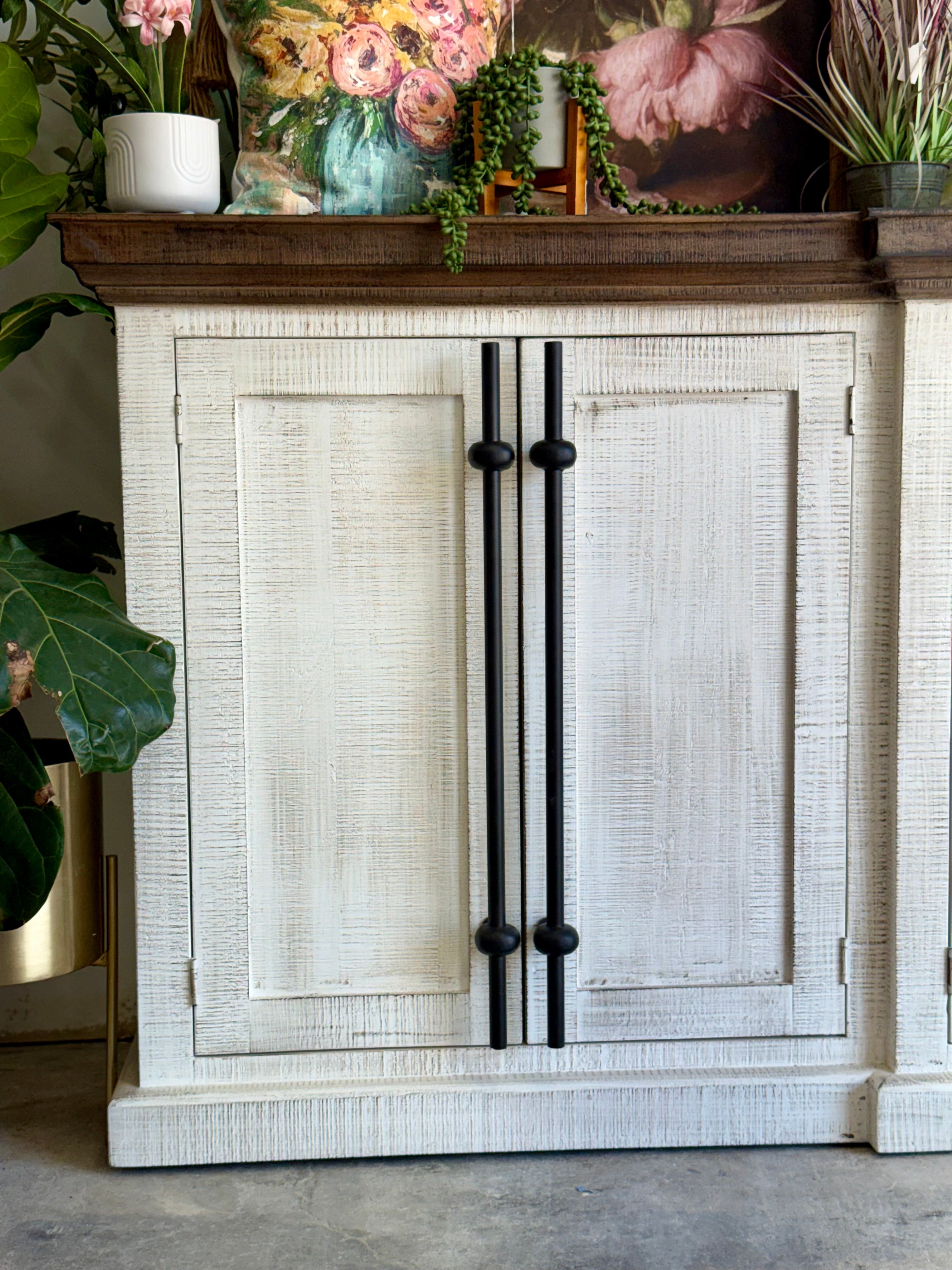 Kylie Console-White Wheat/Honeywood™