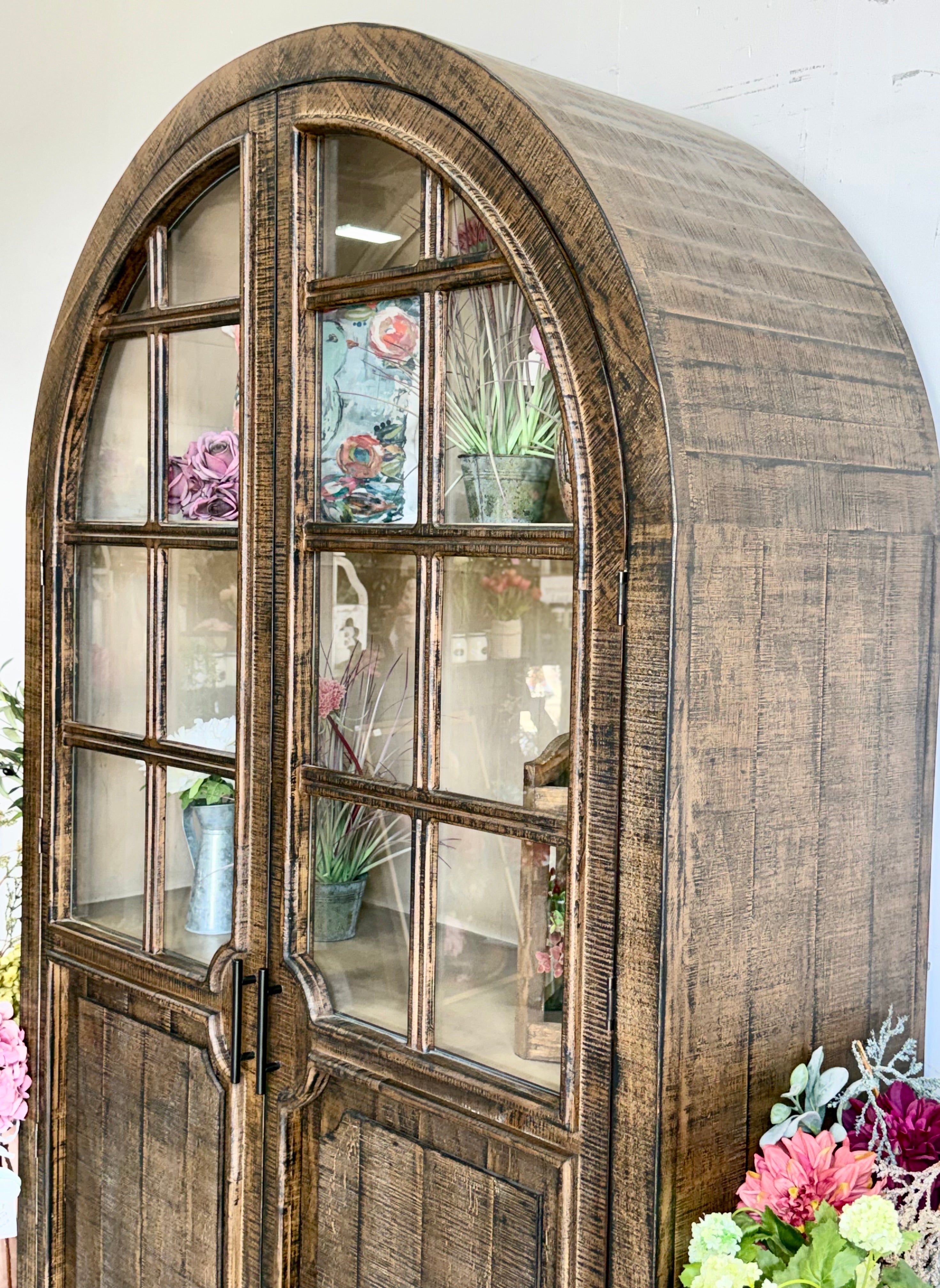 Tiffany Dome Vitrine-Honeywood