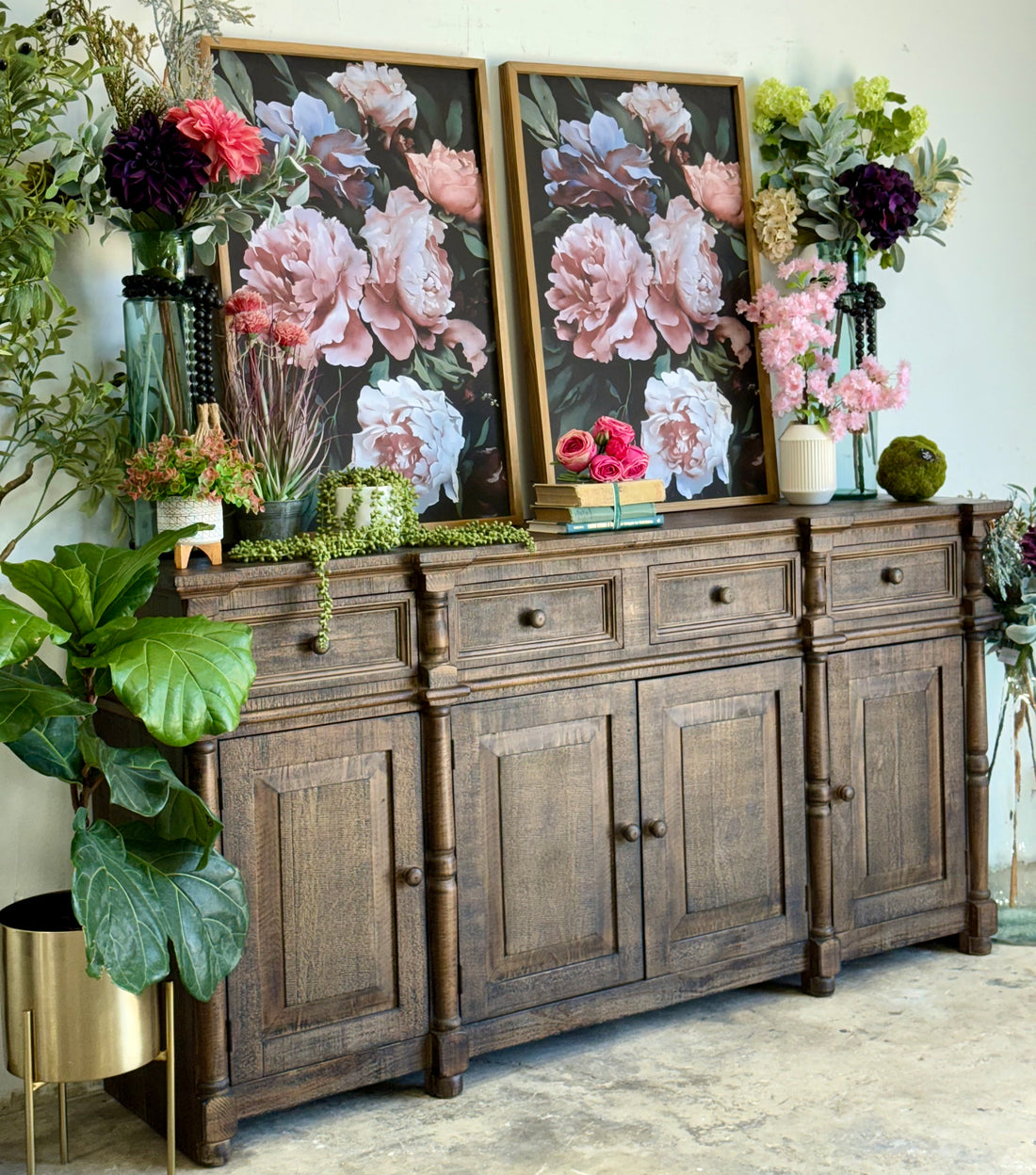 Novah 4-Door Console-Honeywood™