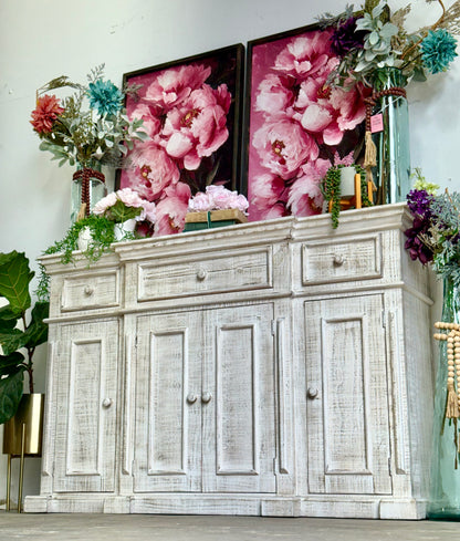 Lindsey 4-Door Console-Toasted Wheat