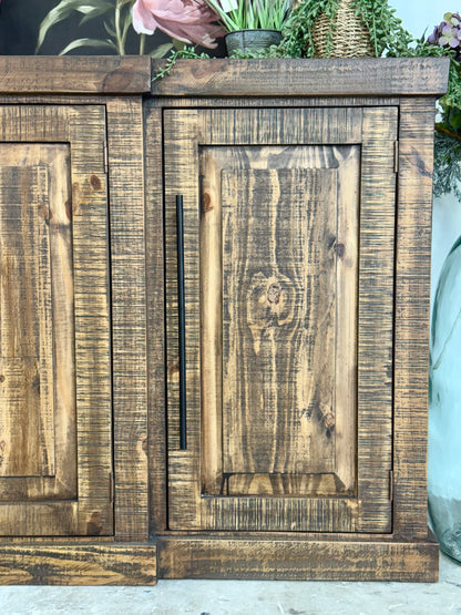 Cyra 4 Door Console-Burnt Timber™