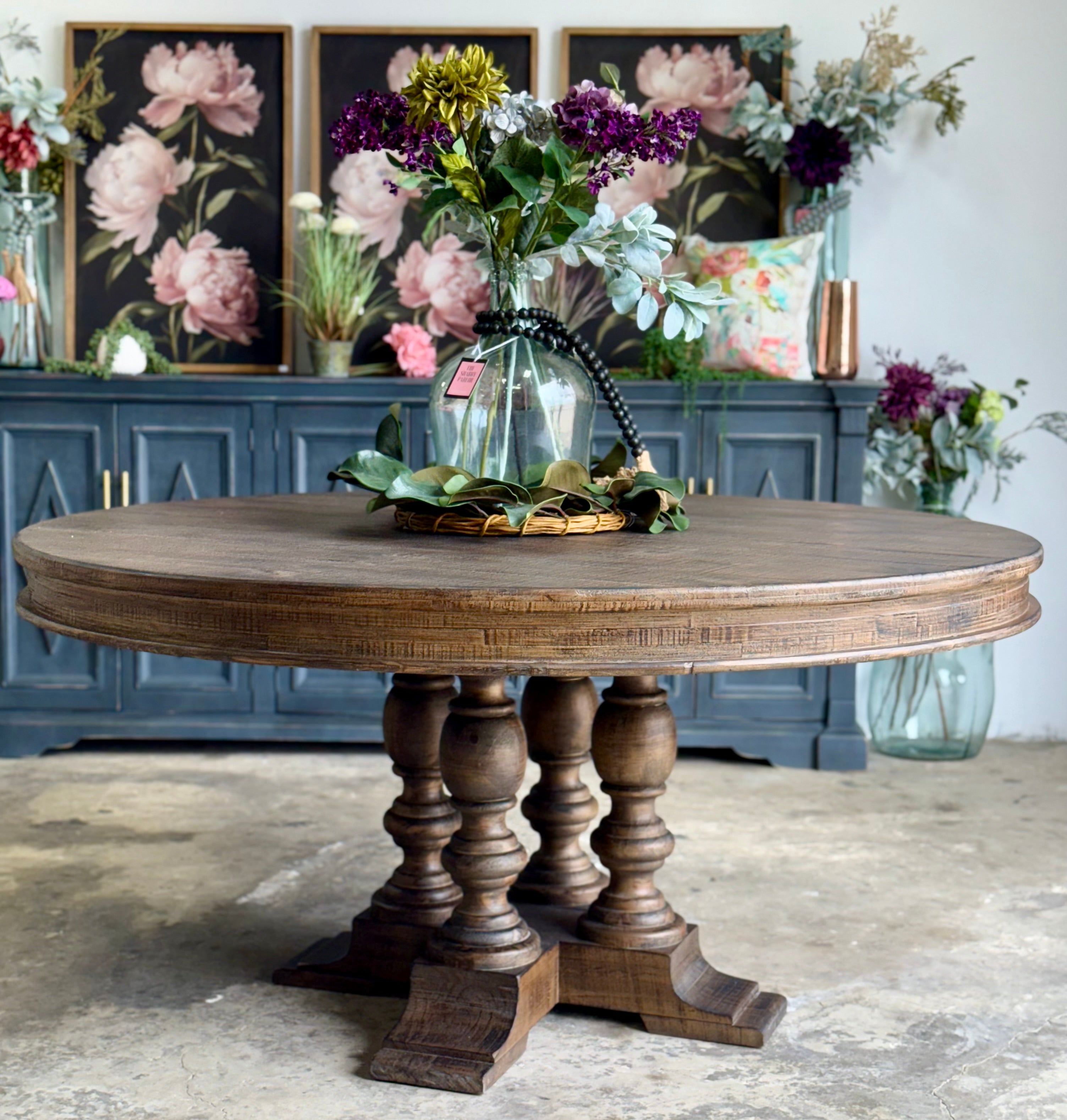Kennedy 63&quot; Round Dining Table-Honeywood™