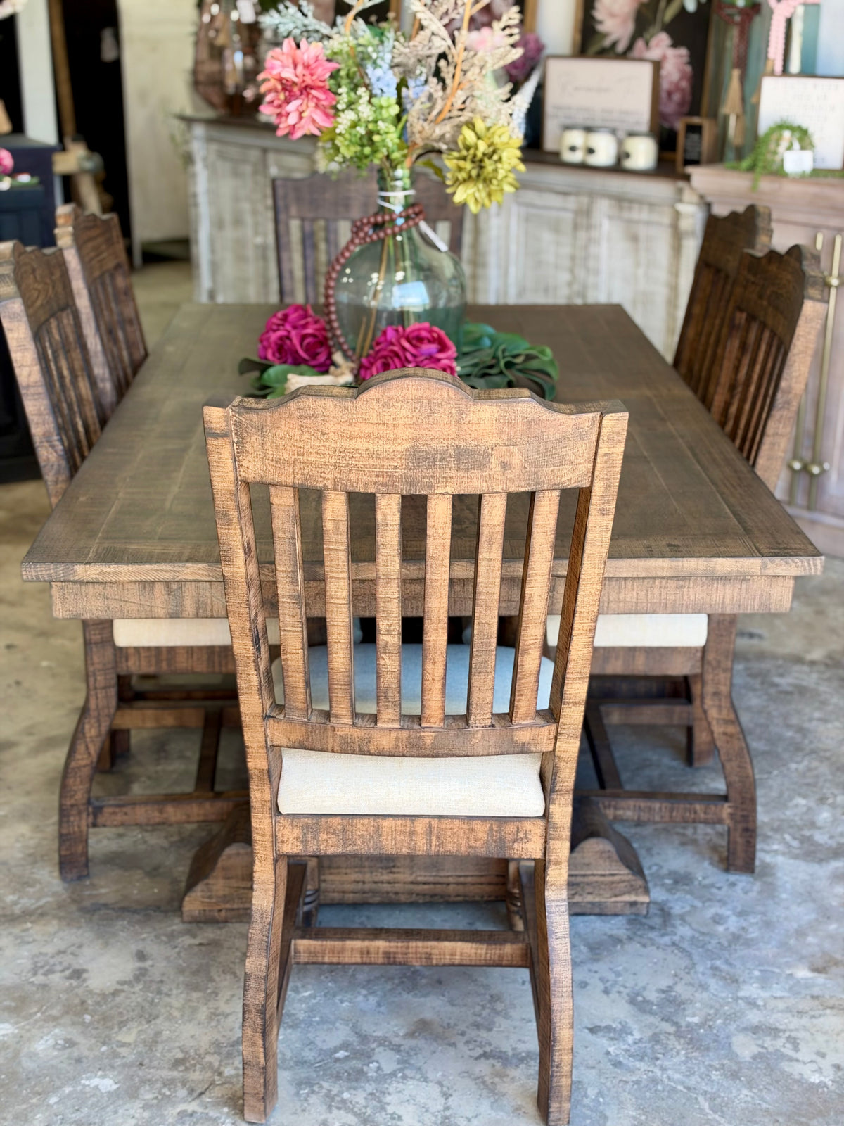 Ella 76" Dining Table Set With Chairs-Honeywood™