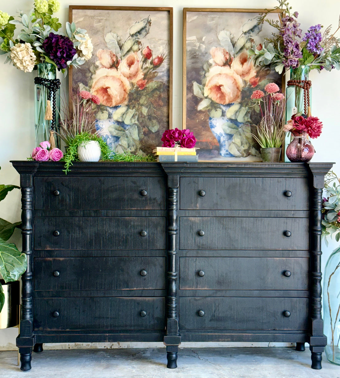 Madison Dresser-Handrubbed Black