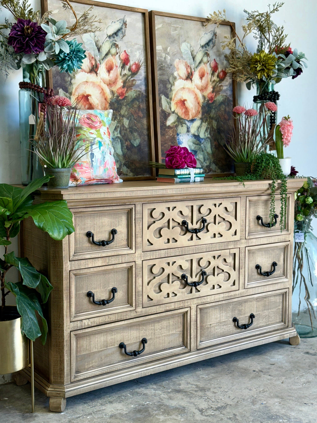 Harper Dresser- Cappuccino