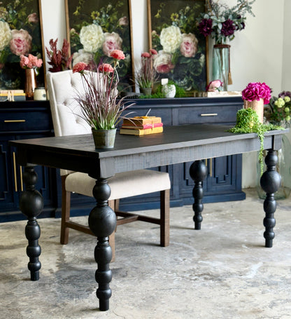 Sophie Desk-Handrubbed Black