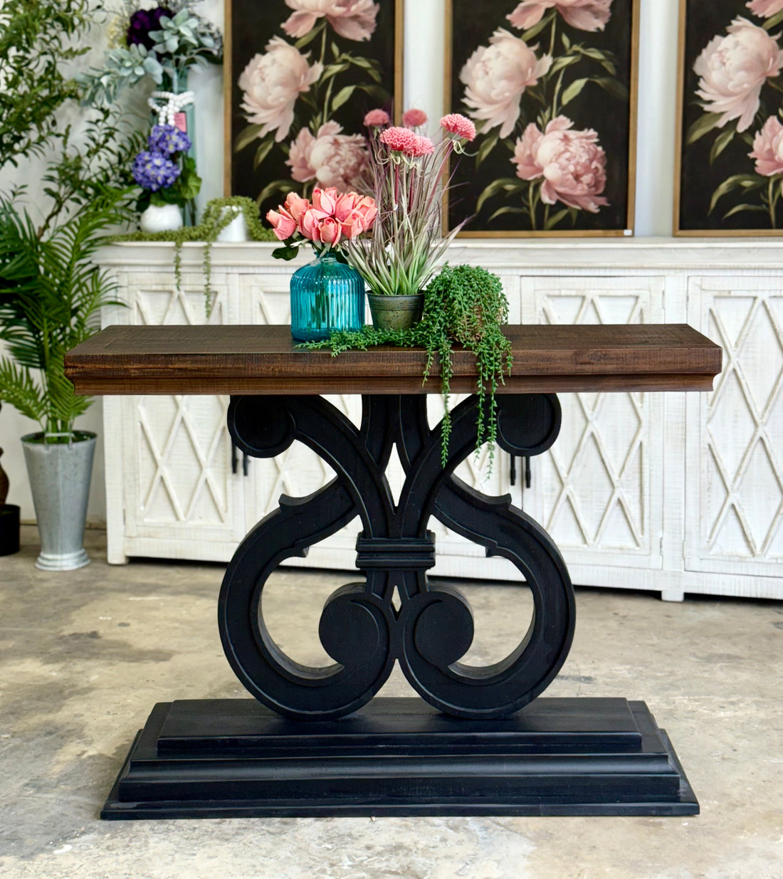 Harp Entryway-Black/Sparrow