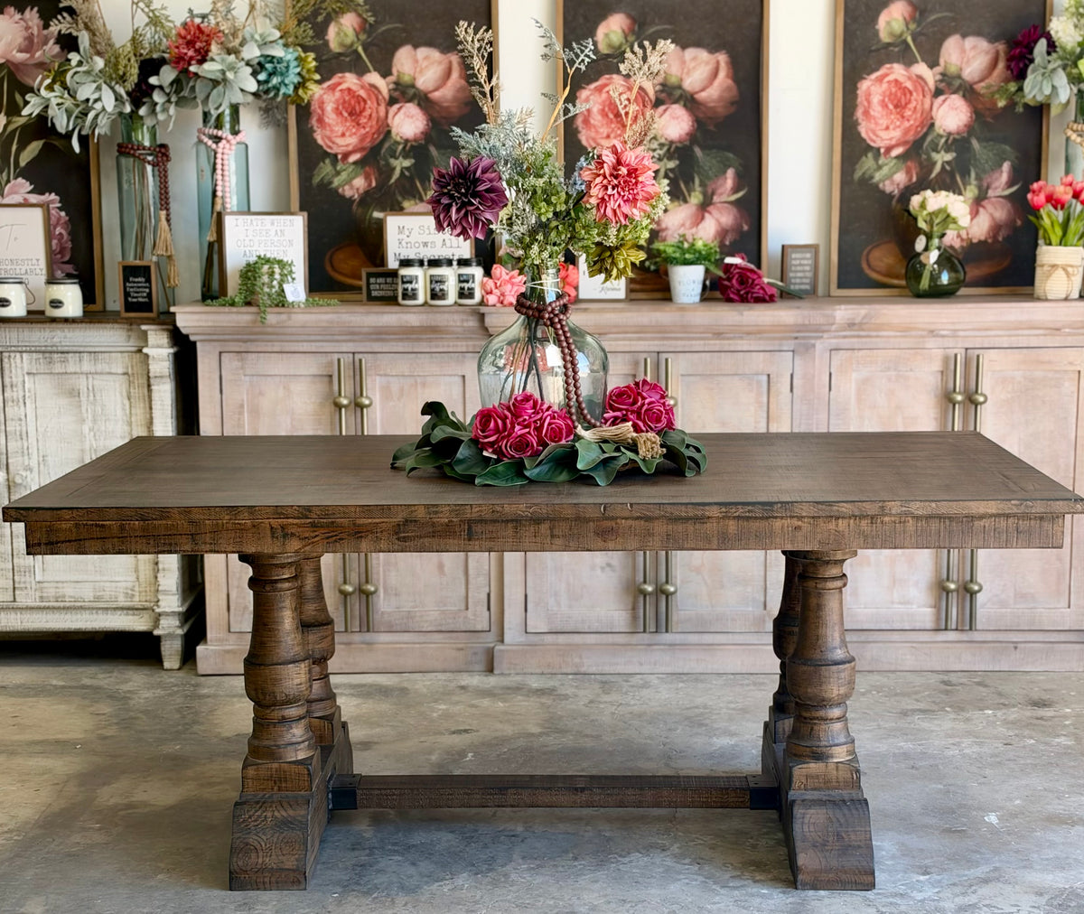 Ella 76" Dining Table Set With Chairs-Honeywood™
