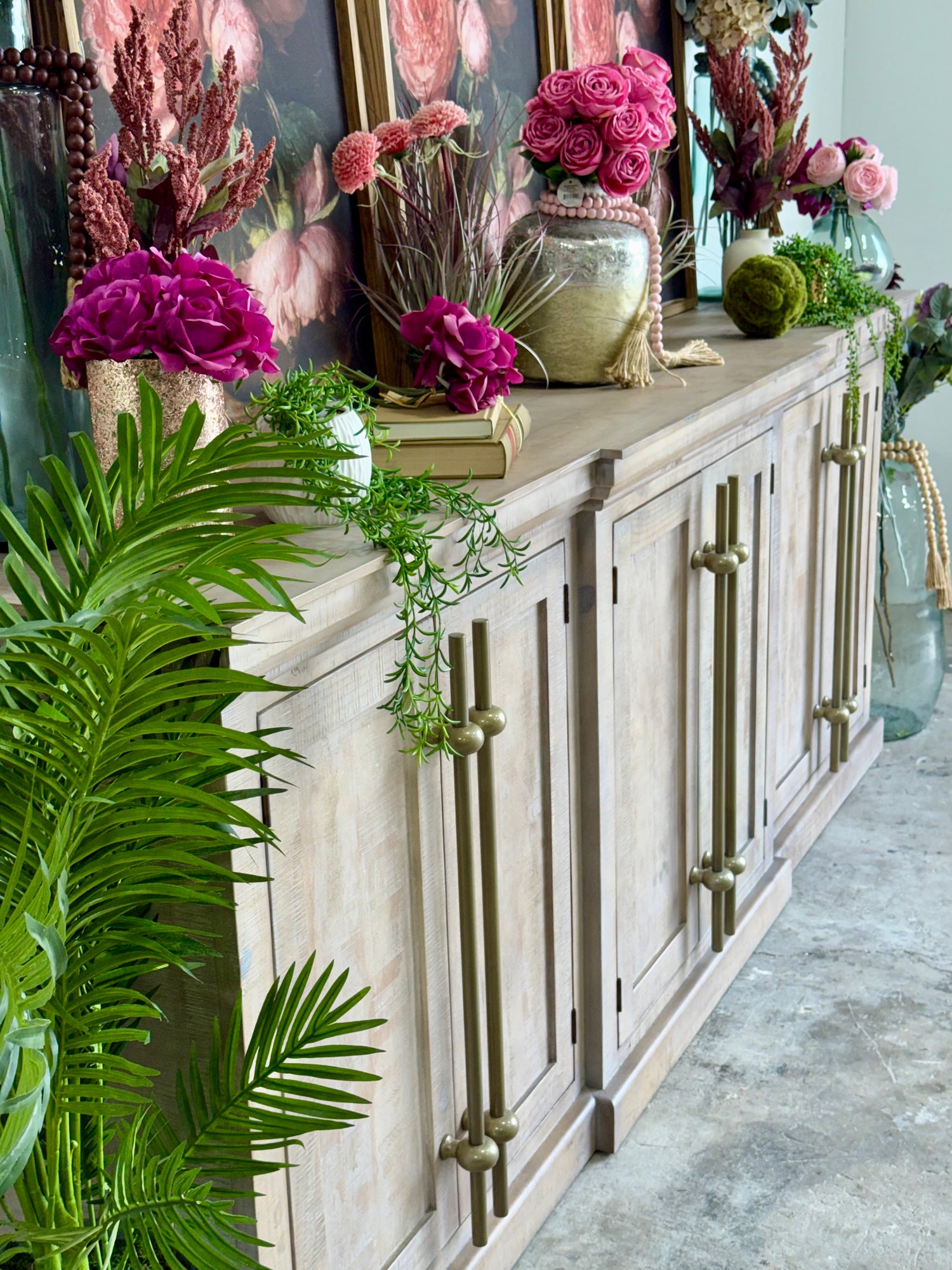 Kylie Console-Soft Drift/Gold
