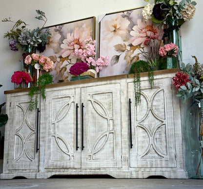 Circle Door Console-Toasted Wheat™/Sandstone