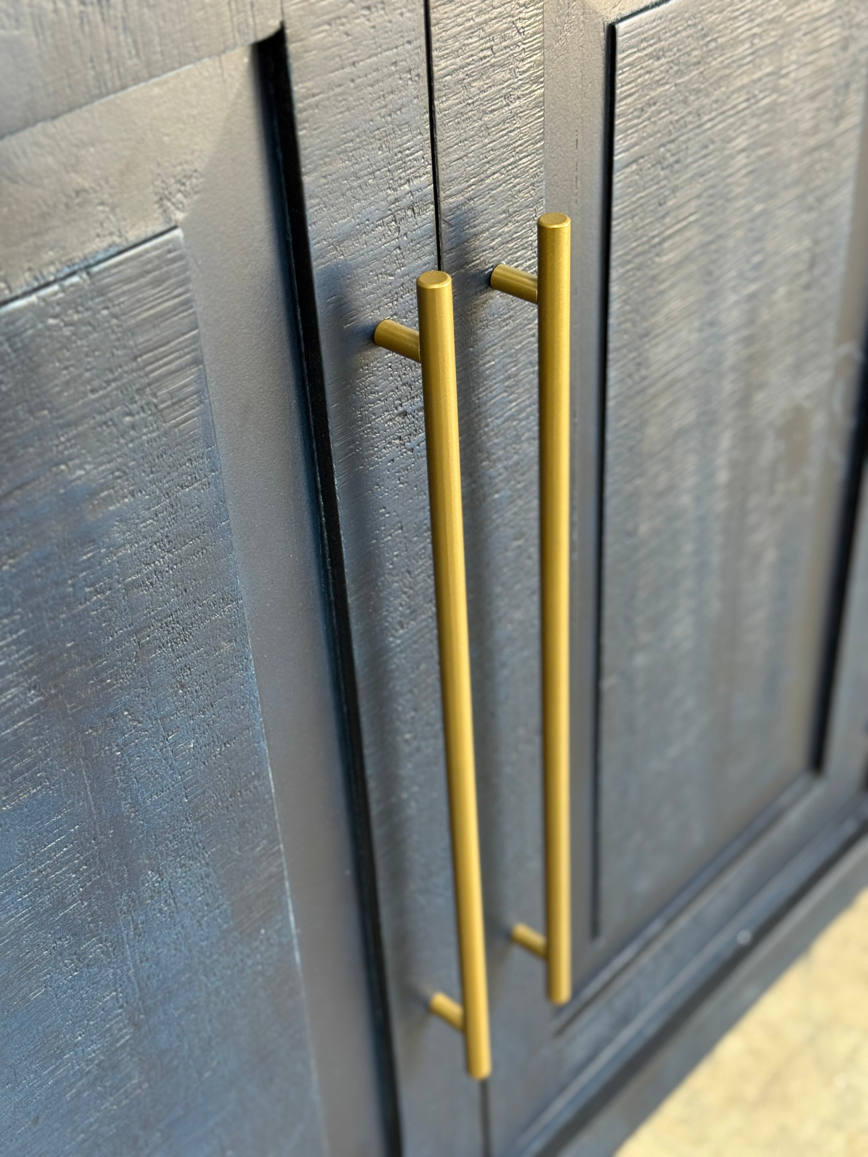 Cyra 4 Door Console-Deep Blue/Gold