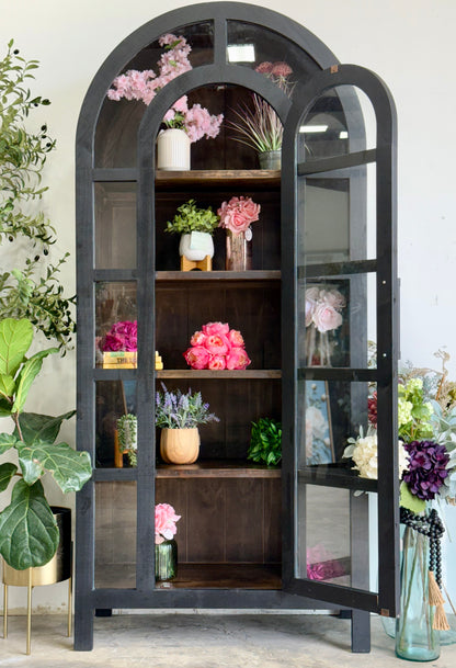 Claire Dome Vitrine- Black/Sparrow