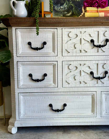 Harper Dresser- White Wheat/Honeywood™
