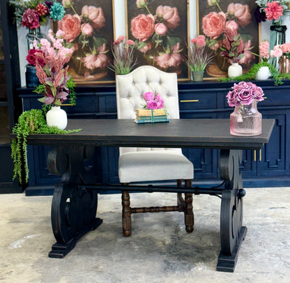 Harpwell Desk-Handrubbed Black