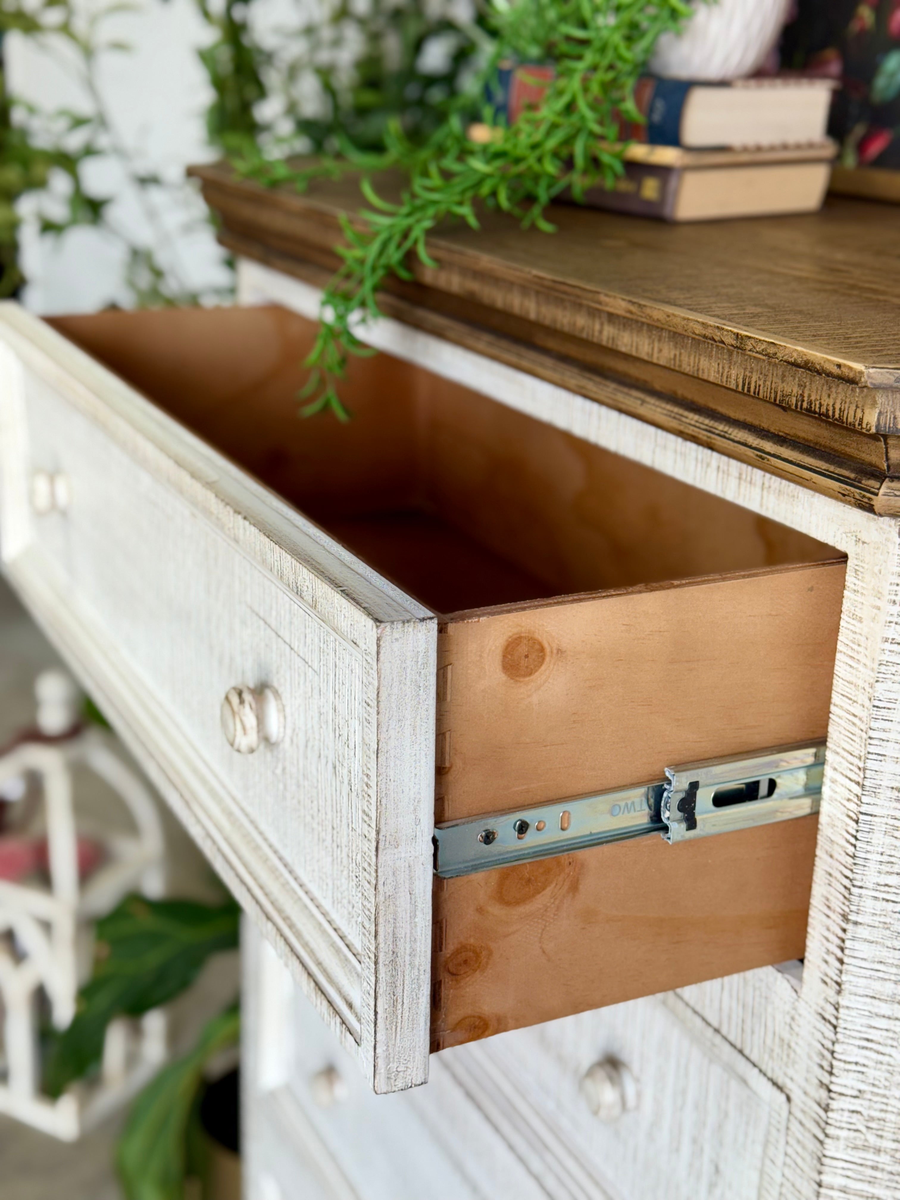 Eden Chest of Drawers-White Wheat/Sandstone