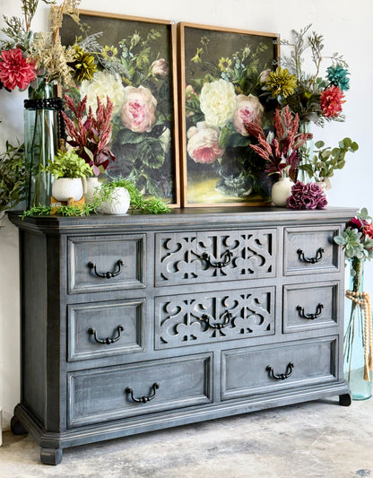 Harper Dresser- Blue Haze