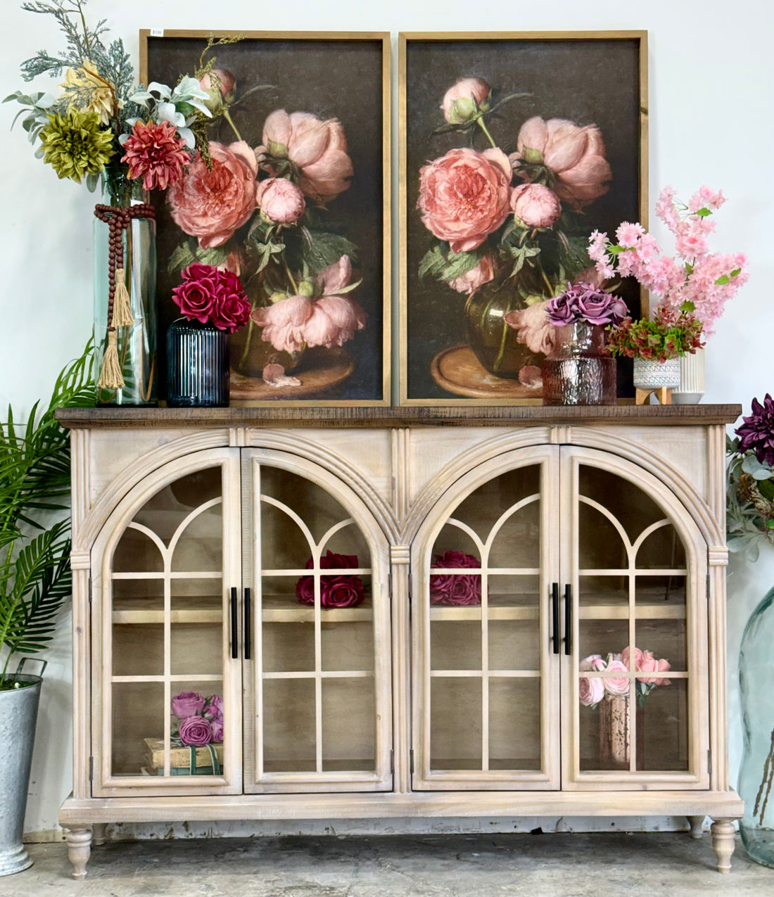 Colette Console-Soft Drift/Honeywood