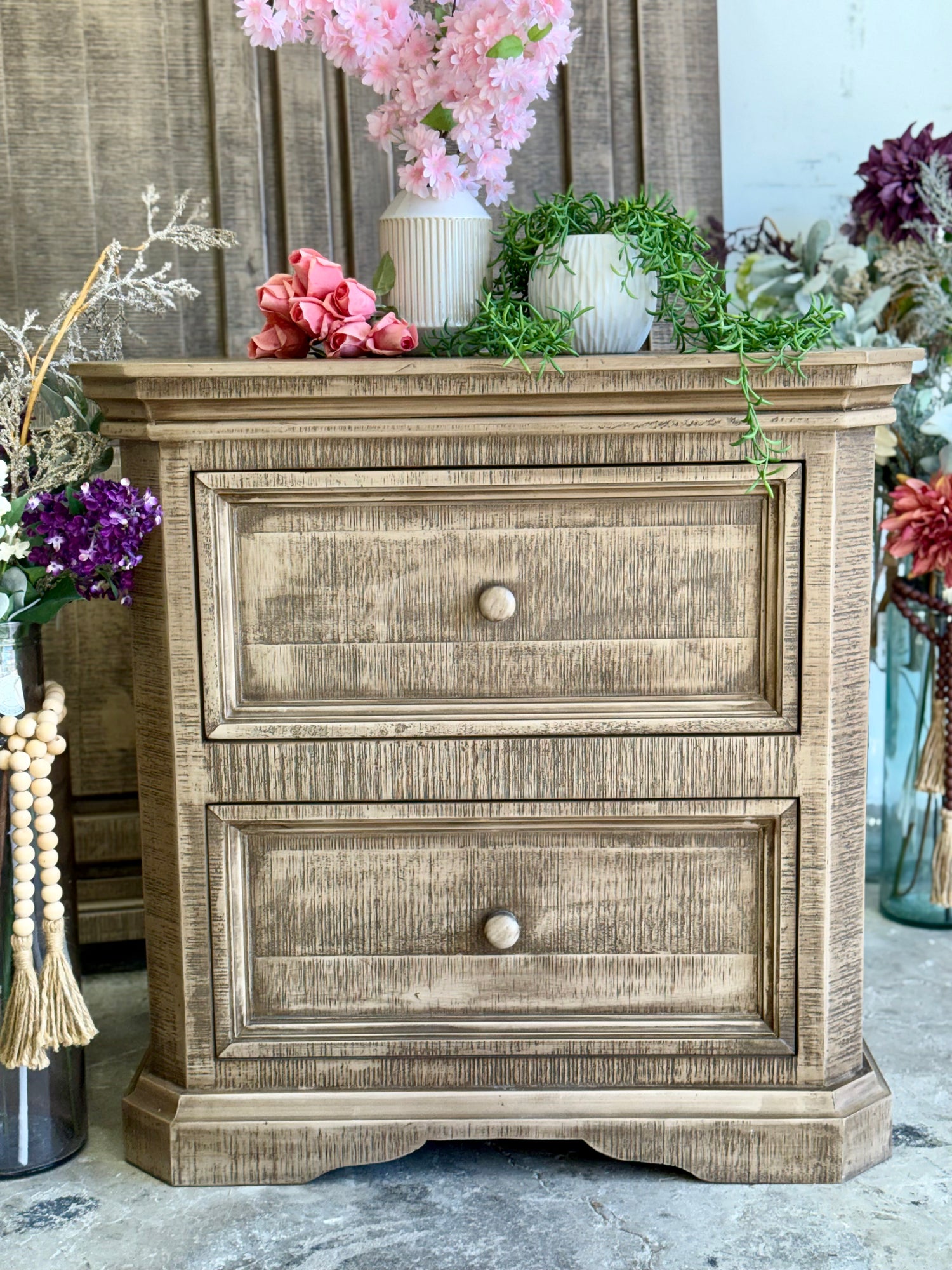 Eden Nightstand-Sandstone