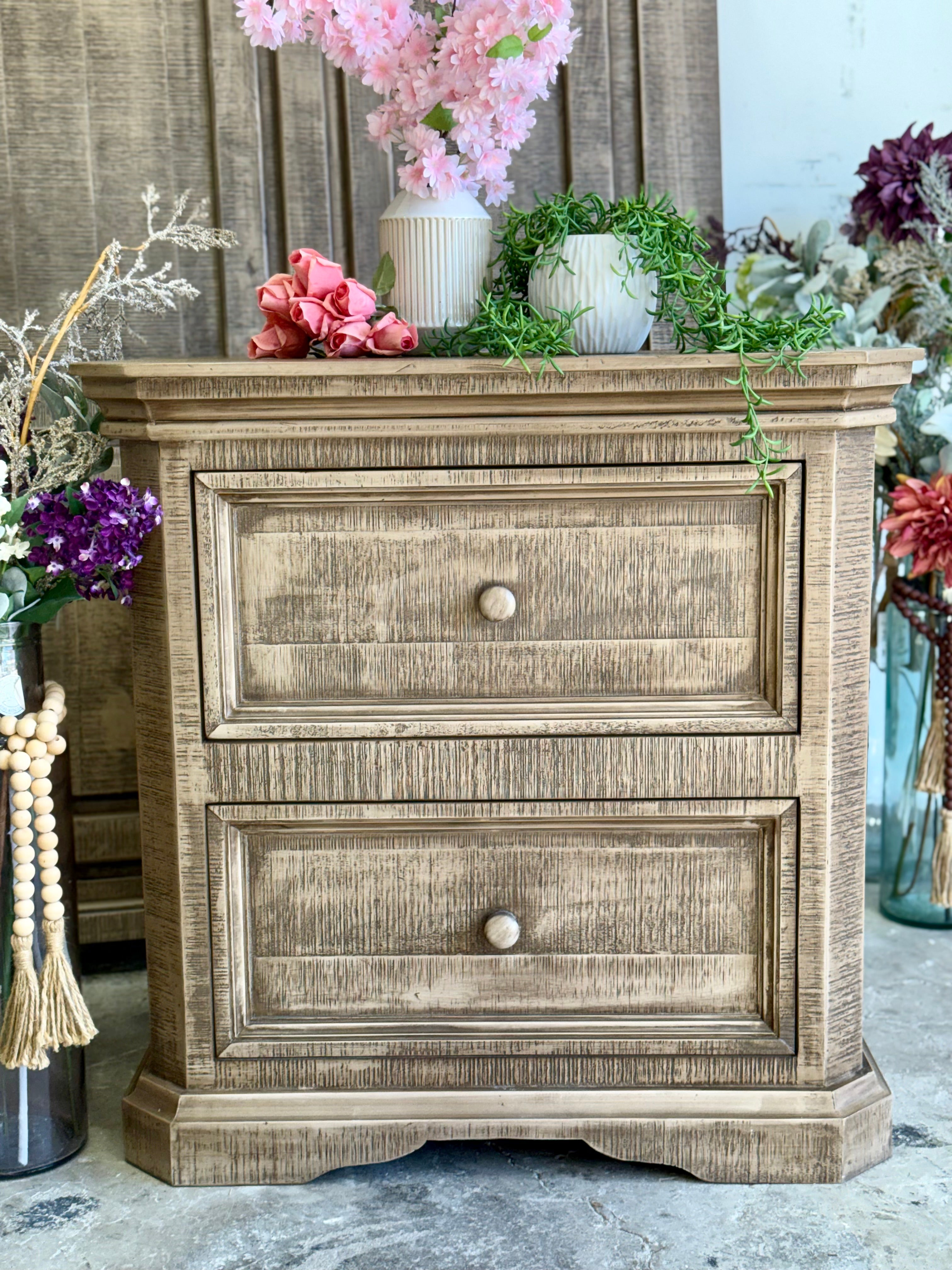 Eden Nightstand-Sandstone