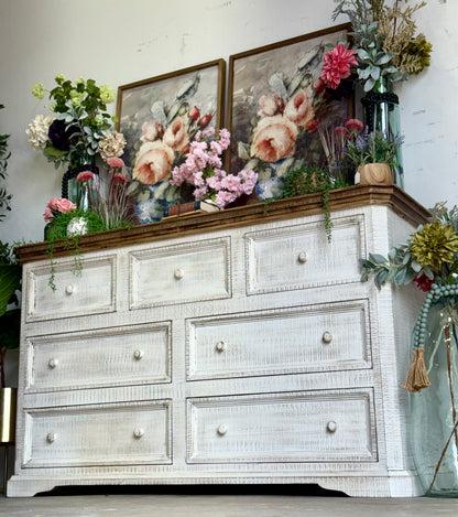 Eden Dresser- White Wheat/Sandstone