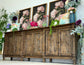 Allison 108" 6 Door Console-Honeywood