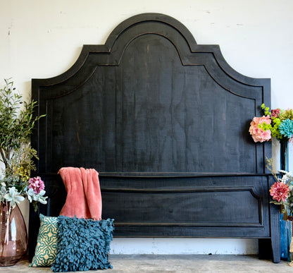 Jessica King Bed-Handrubbed Black