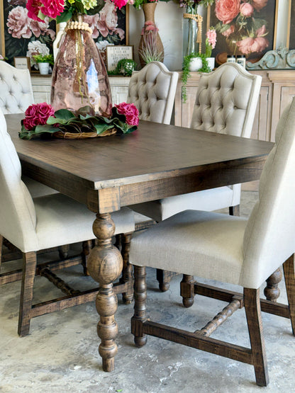 Sophie 7 Foot Dining Table With 6 Chairs-Honeywood™