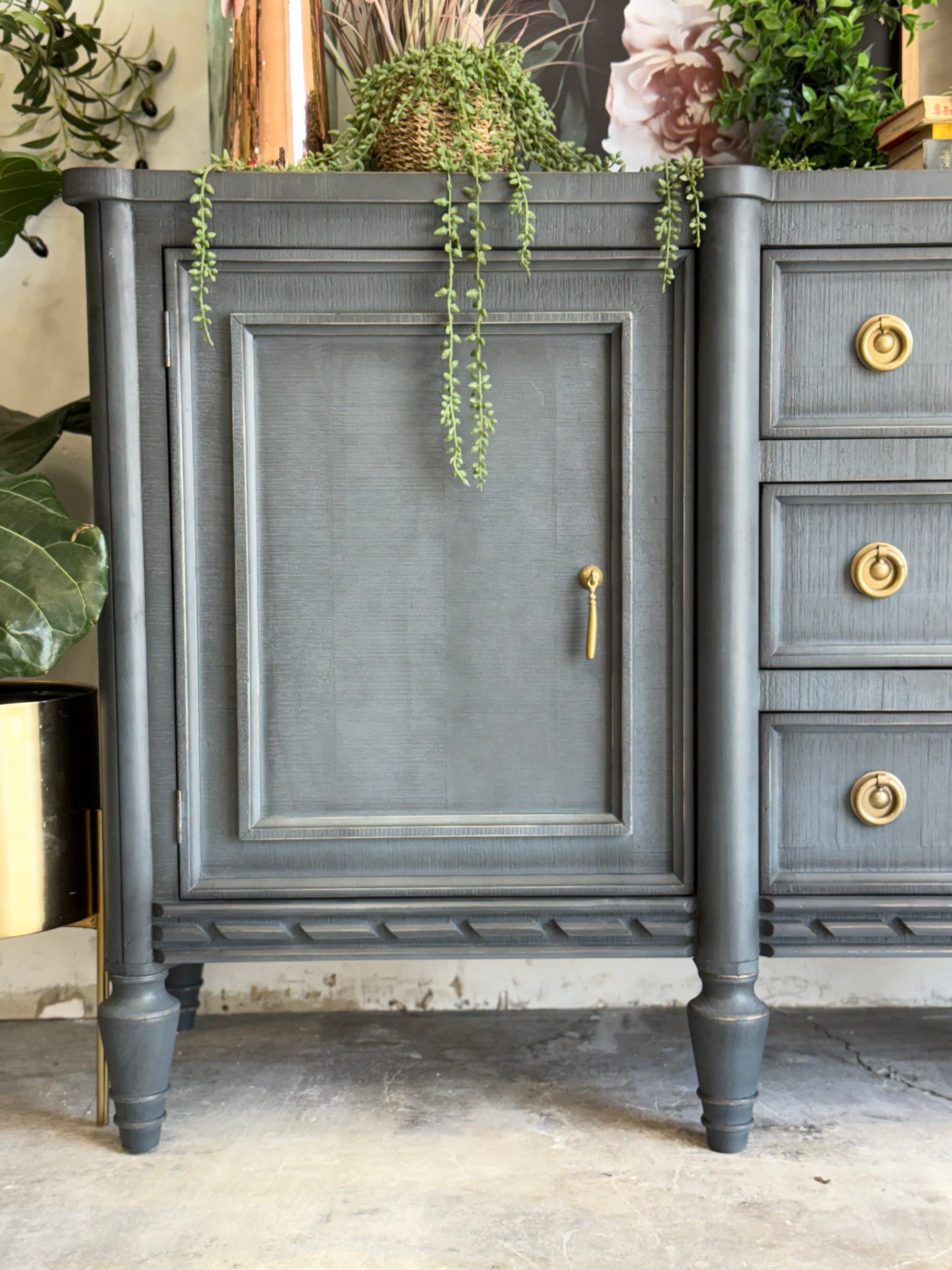 Juliette Console-Blue Haze™/Gold