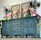 Cora Console-Blue Haze/Gold