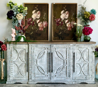 Circle Door Console-Toasted Wheat™/Sandstone