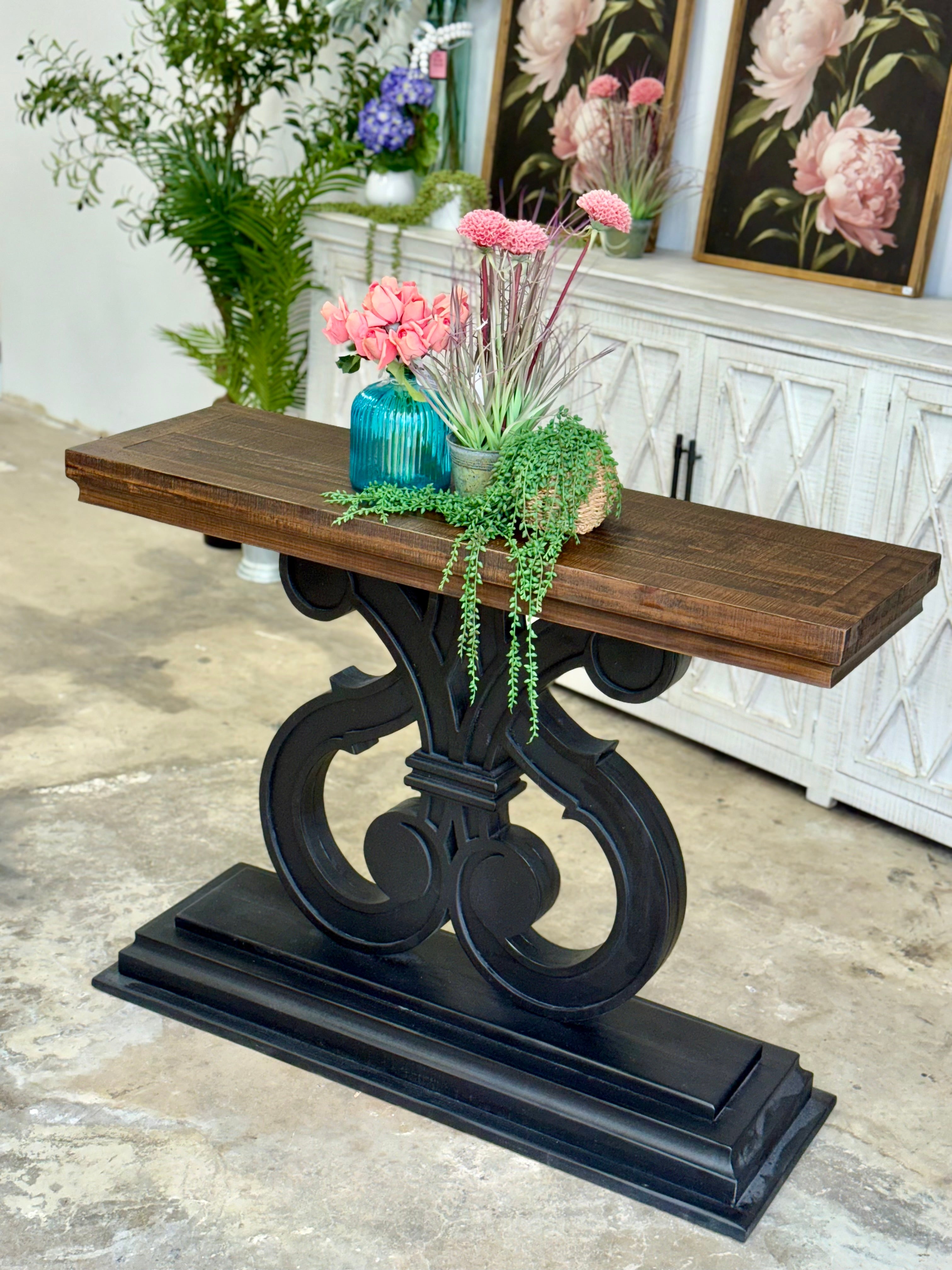 Harp Entryway-Black/Sparrow