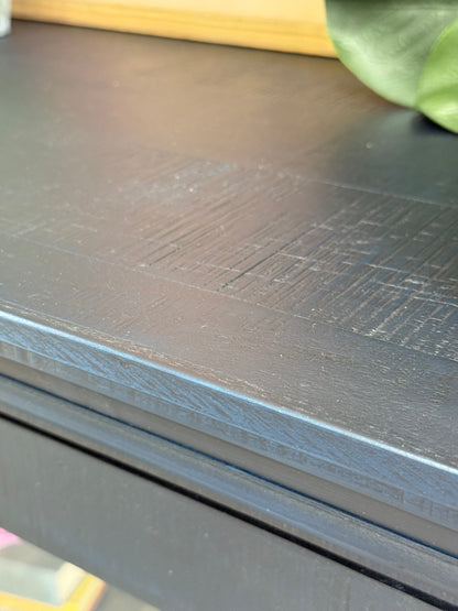 Emerson 4 Door Console-Deep Blue/Gold