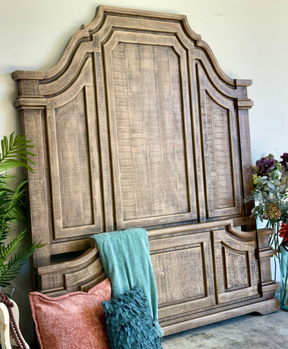 Eden Queen Bed-Sandstone